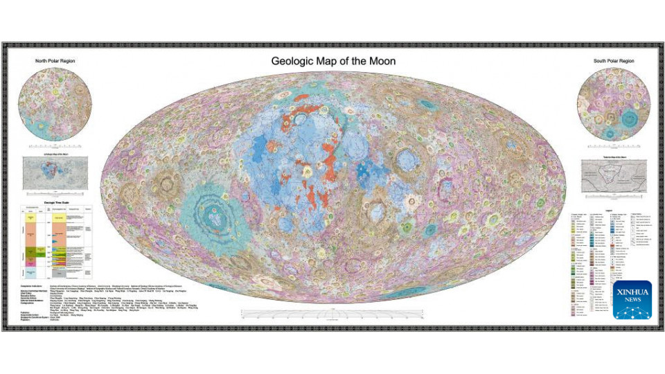 China publishes world's first high-definition lunar geologic atlas