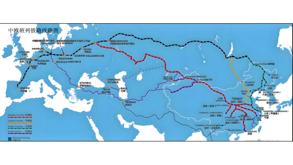 The cumulative number of China-Europe freight trains exceeded 90,000 on May 25, 2024