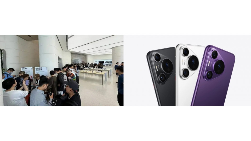 Huawei started sales of two smartphones in its highly anticipated Pura 70 series on Thursday