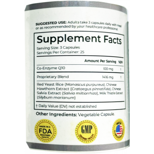 Red Yeast Rice Plus 75 Capsules