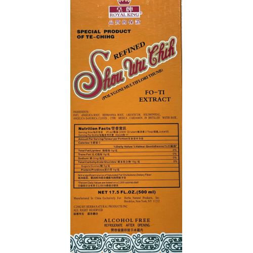 Shou Wu Chih Fo-Ti-Extract Non Alcoholic Beverage
