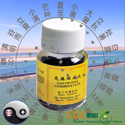 tian ma tou tong wan Gastrodia Combination 100 pills tian ma tou tong wan Gastrodia Combination 100 pills